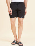 Sweet Dreams Men Black Mid Rise Shorts