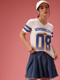 DressBerry Typography Printed T-shirt