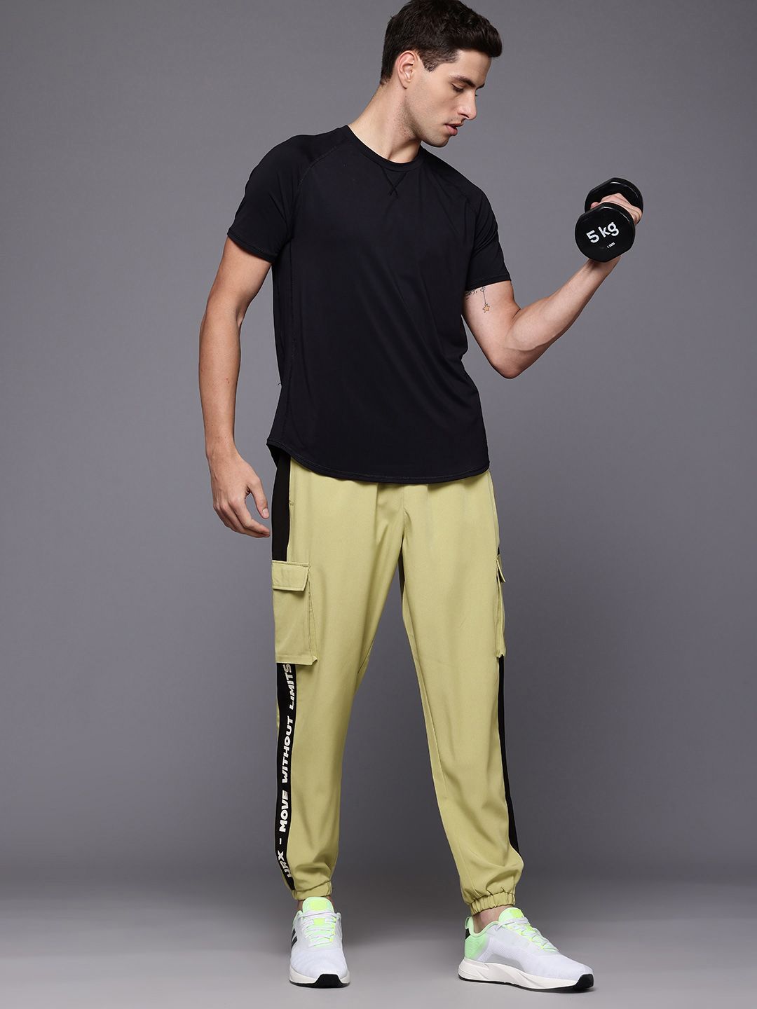 HRX by Hrithik Roshan Men Rapid-Dry Running Joggers
