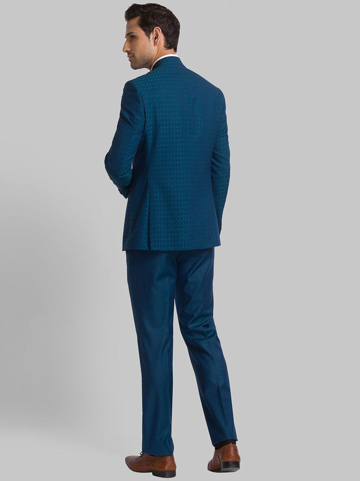 Raymond Men yang Direka Bandhgala Blazer Single-Breasted Single Woven