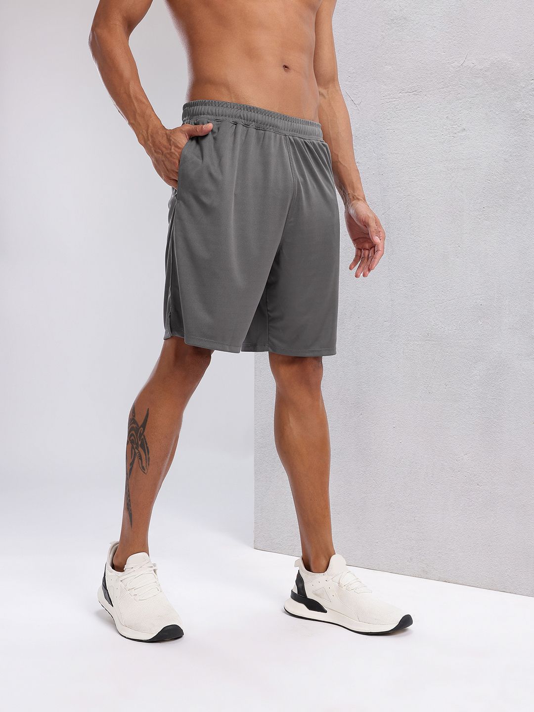 HRX by Hrithik Roshan Men Rapid-dry Striped Training Shorts