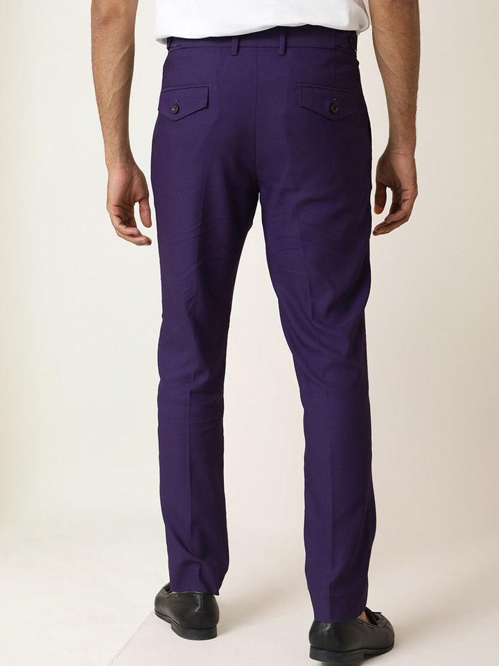 RARE RABBIT Glade Mid-Rise Slim Fit Trouser