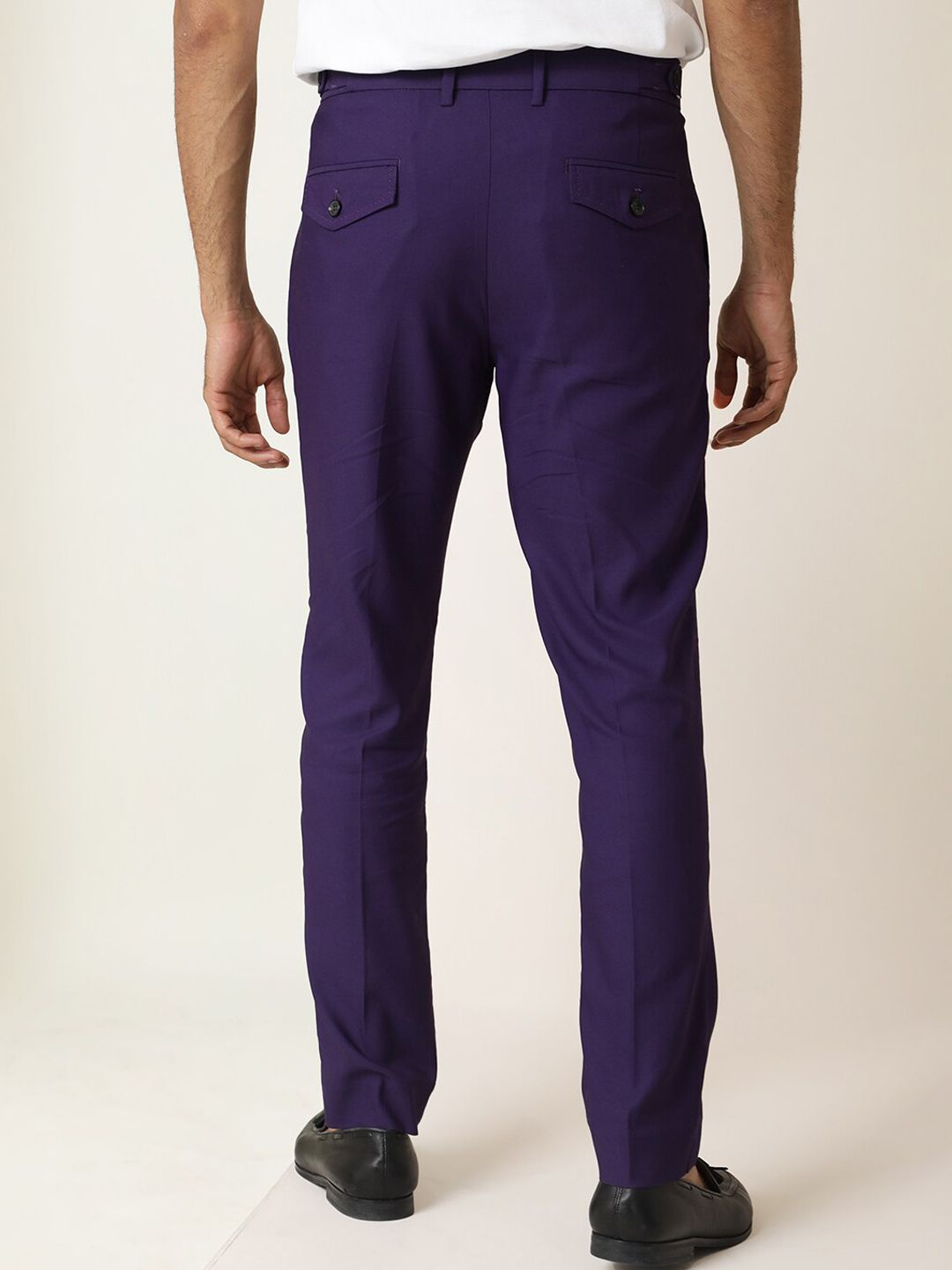 RARE RABBIT Glade Mid-Rise Slim Fit Trouser