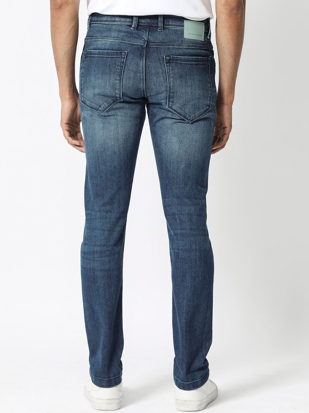 RARE RABBIT Men Hawkins Slim Fit Mid-Rise Stretchable Jeans