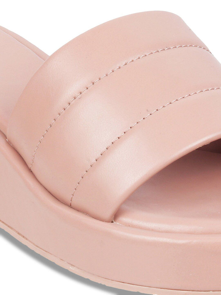 Metro Open-Toe Flatform Heels