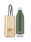 PEXPO Electro ISI Diserahkan Thermosteel 24 Hrs Botol Air Hijau Panas & Sejuk- 1800ml