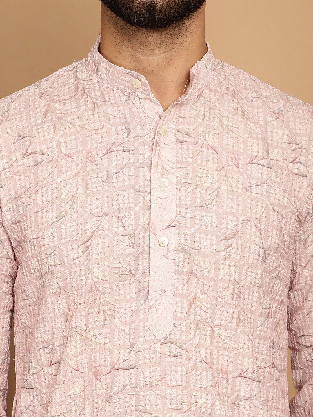 SOJANYA Floral Printed Pure Cotton Kurta With Churidar