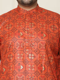 SOJANYA PLUS Motif Etnik Bercetak Kurta