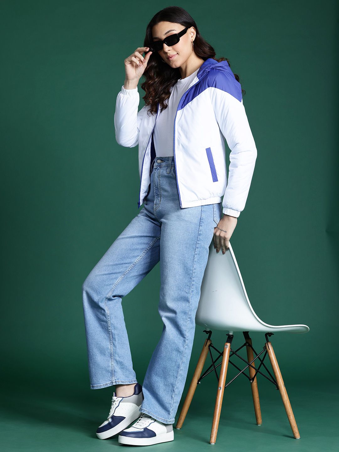 DressBerry Colourblocked Padded Jacket