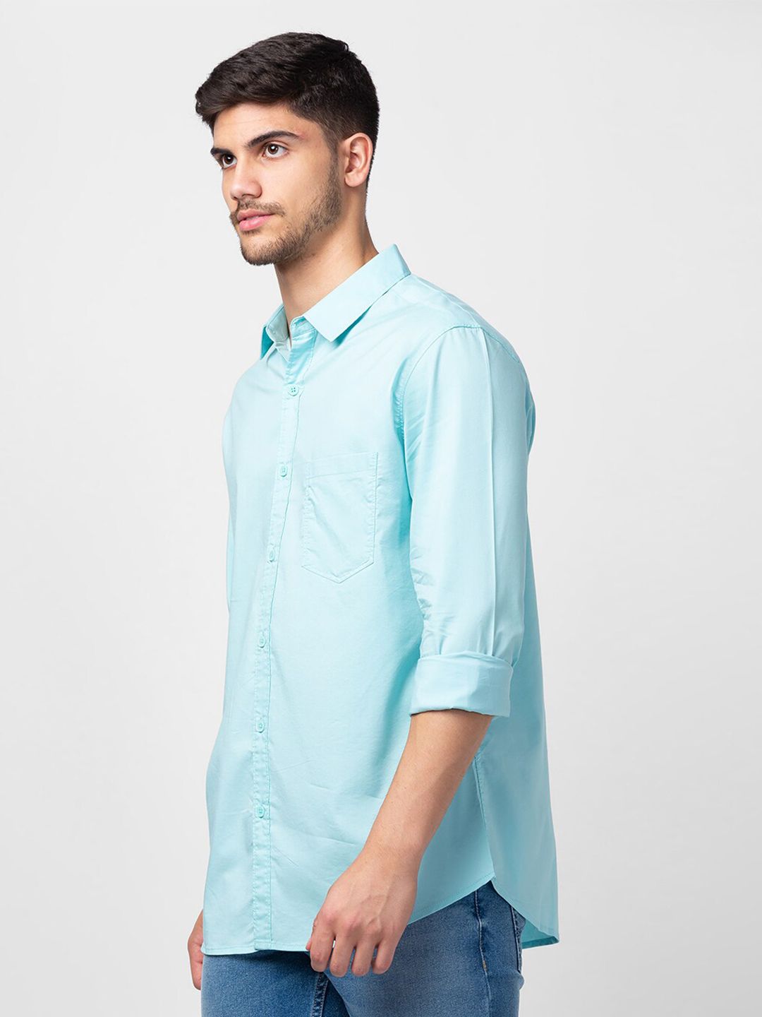 SPYKAR Men Slim Fit Casual Shirt