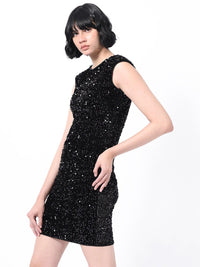 RAREISM Embellished Sequined Sheath Dress