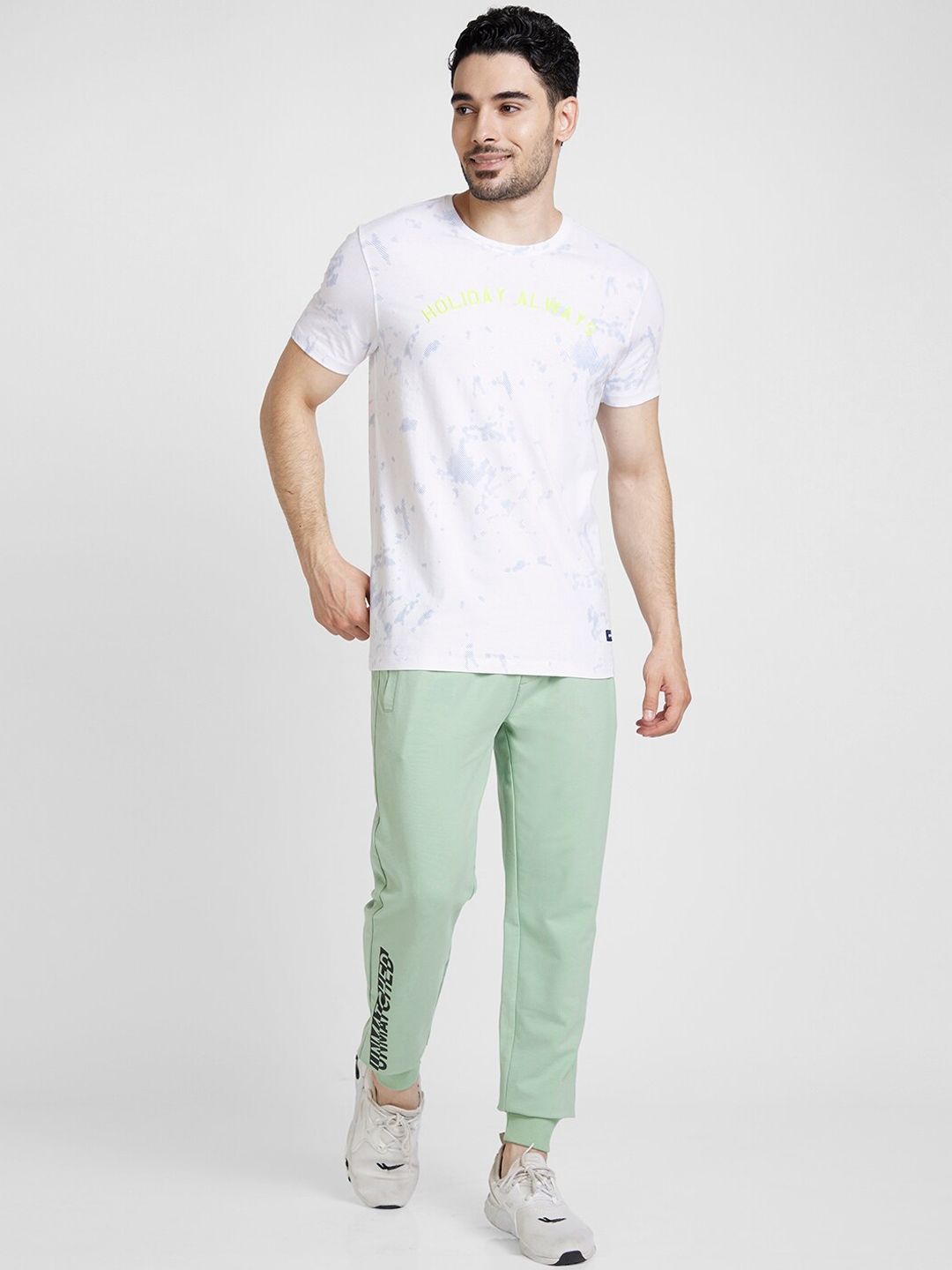 SPYKAR Men Slim Fit Cotton Joggers