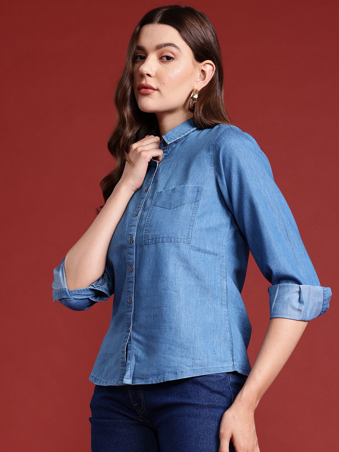 all about you Women Opaque Casual Shirt