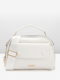 DressBerry Textured Structured Handheld Bag