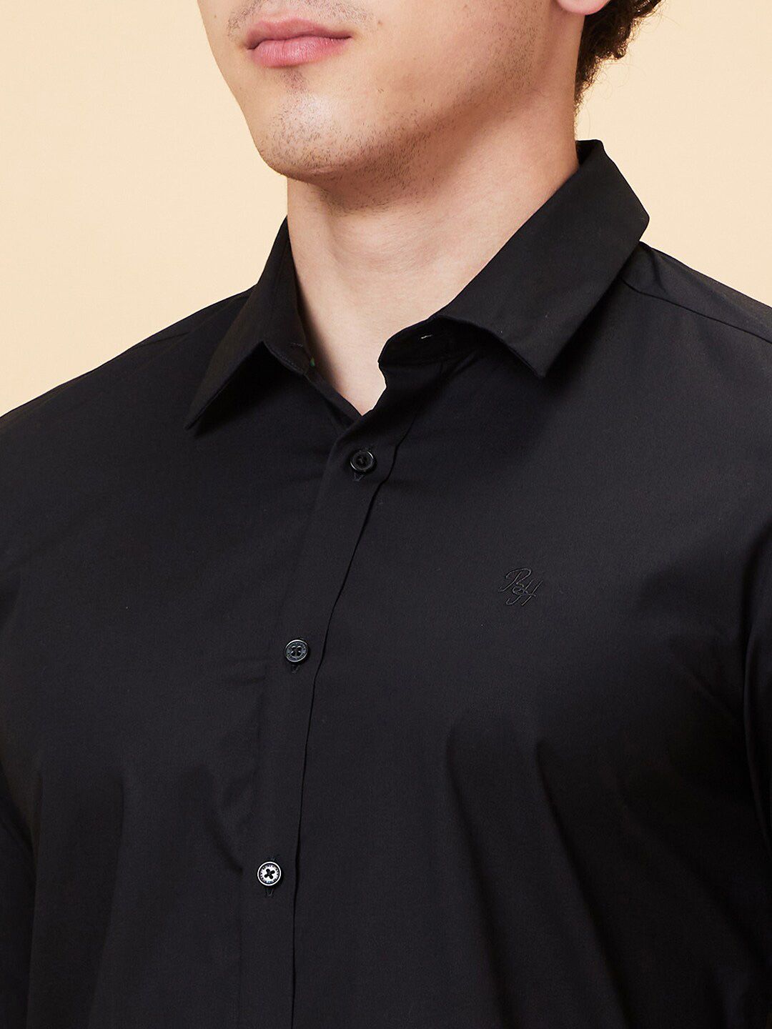 Being Human Spread Collar Slim Fit Casual Shirt