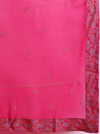 Anouk Ethnic Printed Kurta Set With Dupatta
