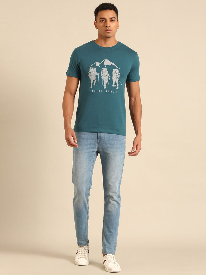 Being Human Printed Pure Cotton T-shirt