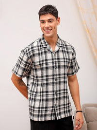 The Indian Garage Co Men Relaxed Fit Checked Resortwear Shirt