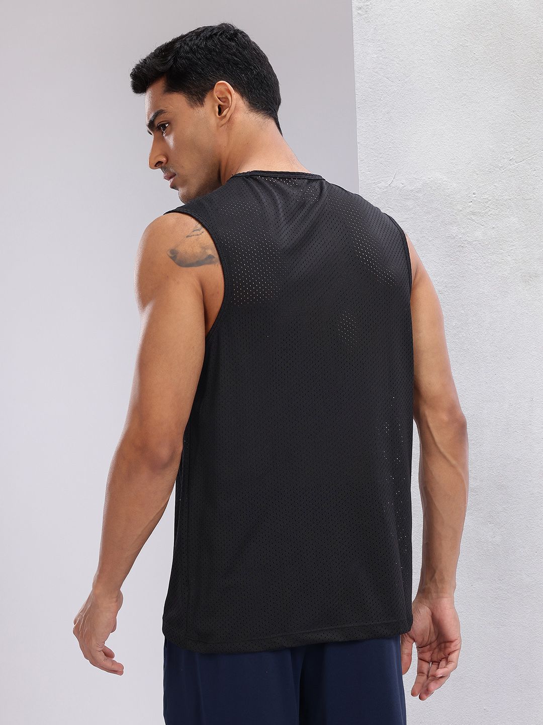 HRX by Hrithik Roshan Printed Sleeveless Rapid-Dry Training T-shirt