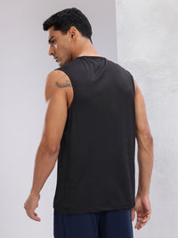 HRX by Hrithik Roshan Printed Sleeveless Rapid-Dry Training T-shirt