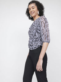 DressBerry Yin & Yang Ruched Ready Top