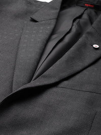 Raymond Textured Regular Fit Single-Breasted Formal Blazer