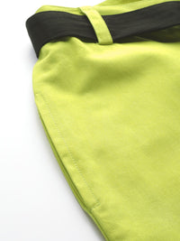 STREET 9 Women Lime Green Cargos
