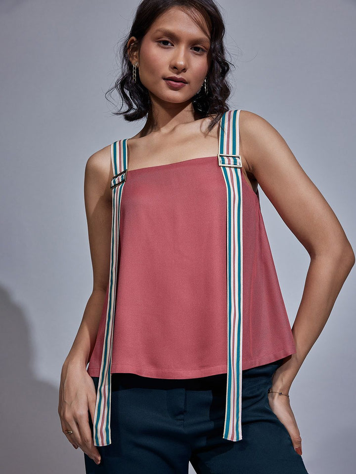 The Label Life Shoulder Straps A-Line Top