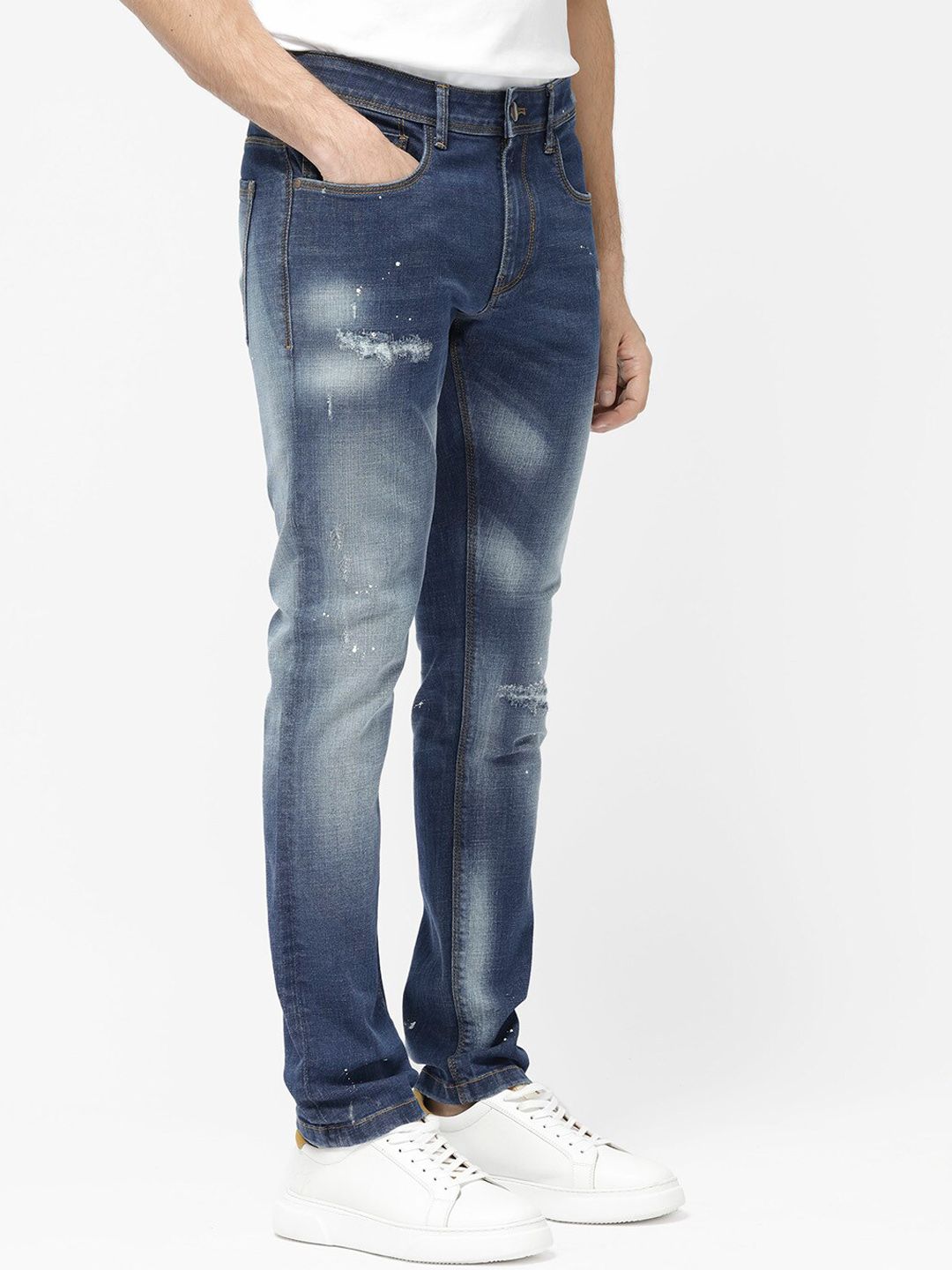RARE RABBIT Men Xian Slim Fit Cotton Jeans