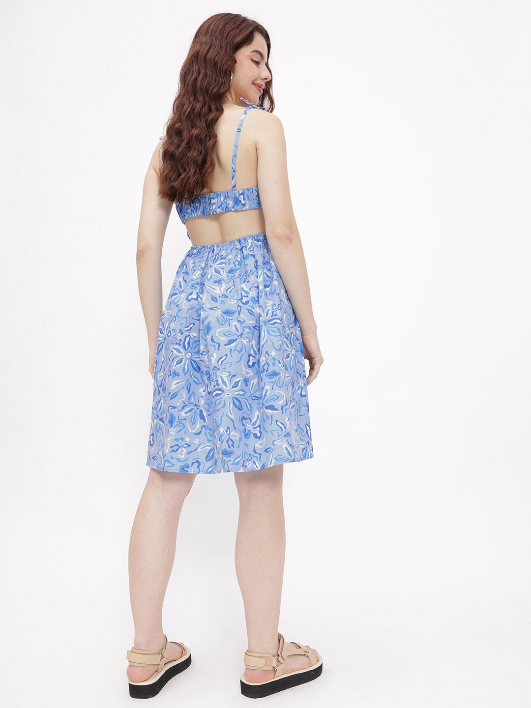 DressBerry Strappy A-Line Knee Length Dress