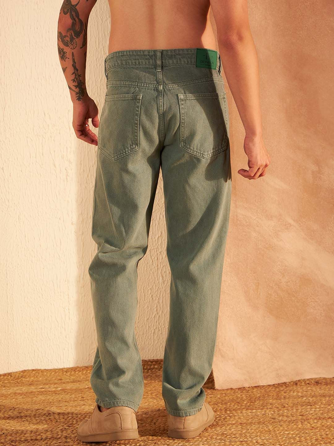 DENNISON Men Comfort Baggy Fit Non Stretchable Cotton Jeans