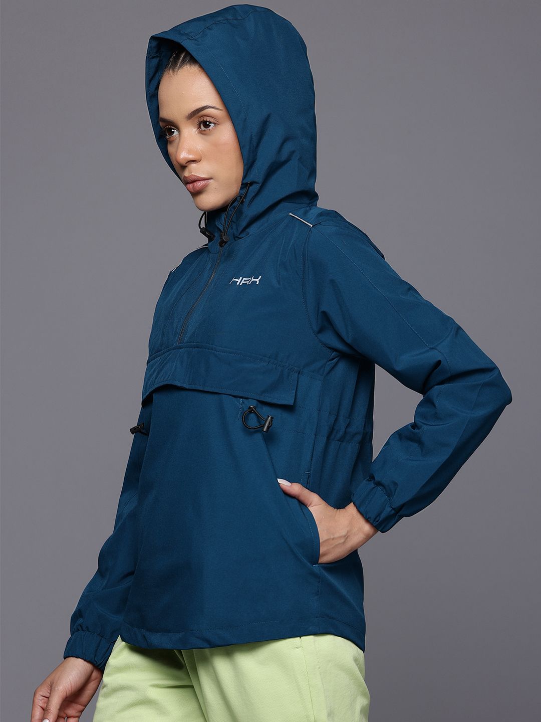 HRX by Hrithik Roshan Half Zipper Rapid-Dry Jacket