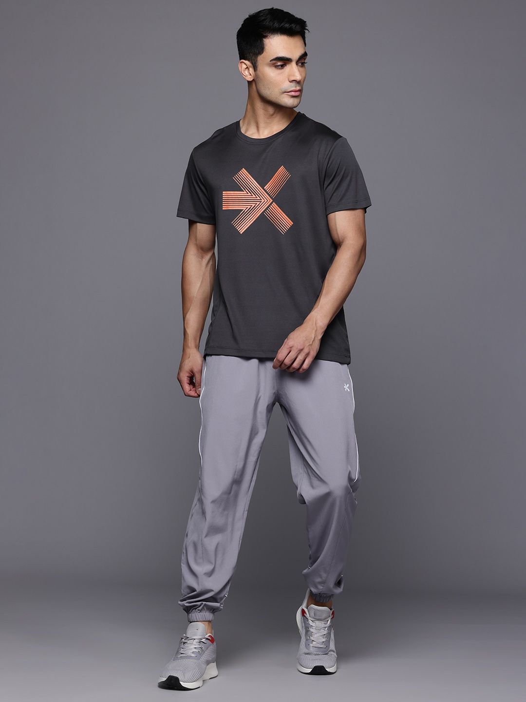 HRX by Hrithik Roshan Men Brand Logo Printed Training T-shirt