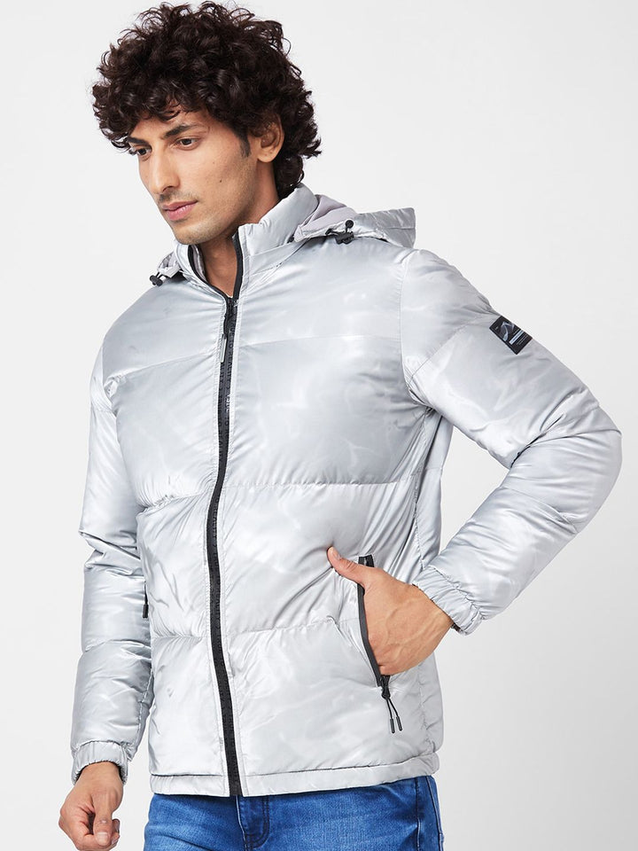 SPYKAR Hooded Padded Jacket