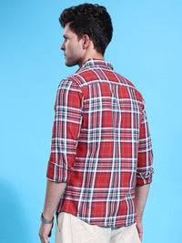 The Indian Garage Co Men Checked Casual Shirt