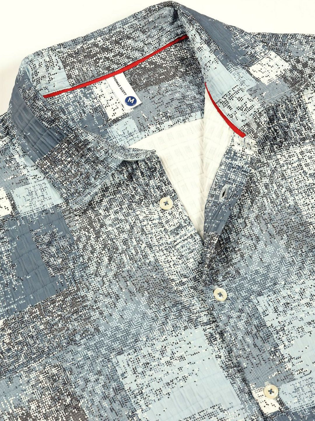 Thomas Scott Men Premium Slim Fit Opaque Printed Casual Shirt