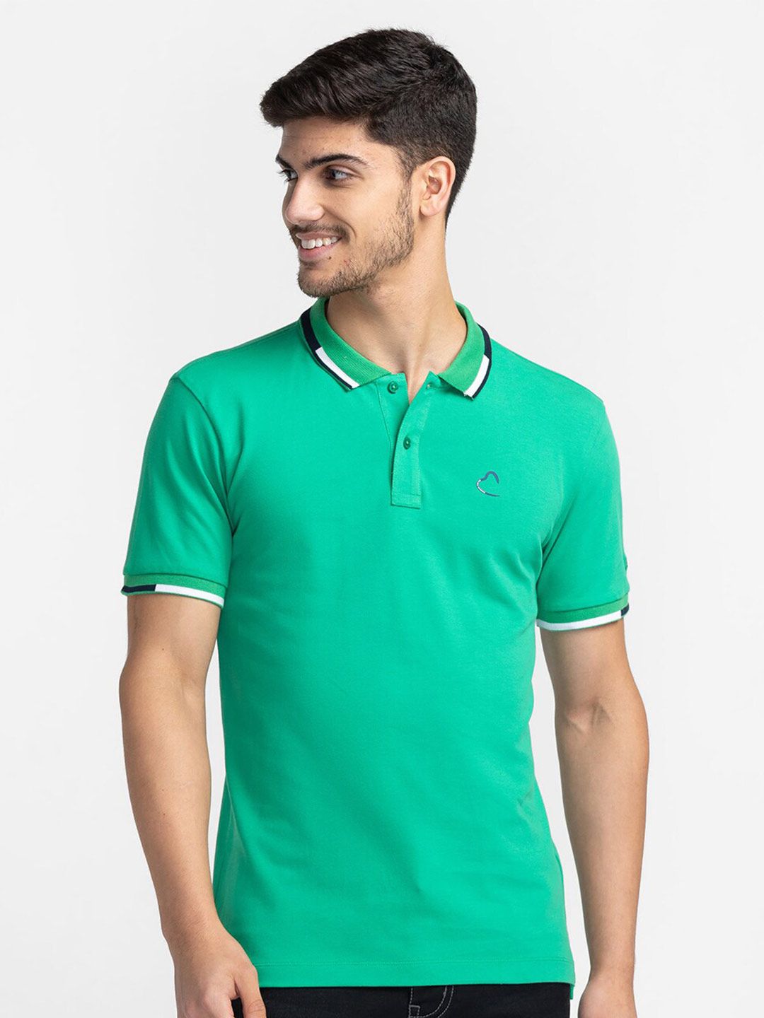 Being Human Polo Collar Regular Sleeves T-shirt