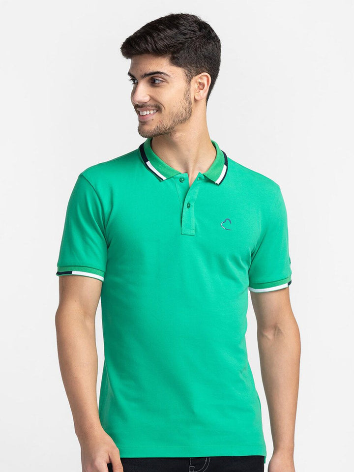 Being Human Polo Collar Regular Sleeves T-shirt