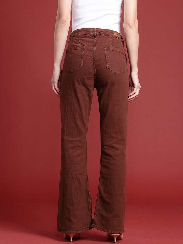 all about you Women Slim Bootcut High-Rise Stretchable Jeans