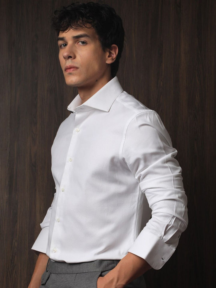 RARE RABBIT Men Abella Slim Fit Cotton Shirt