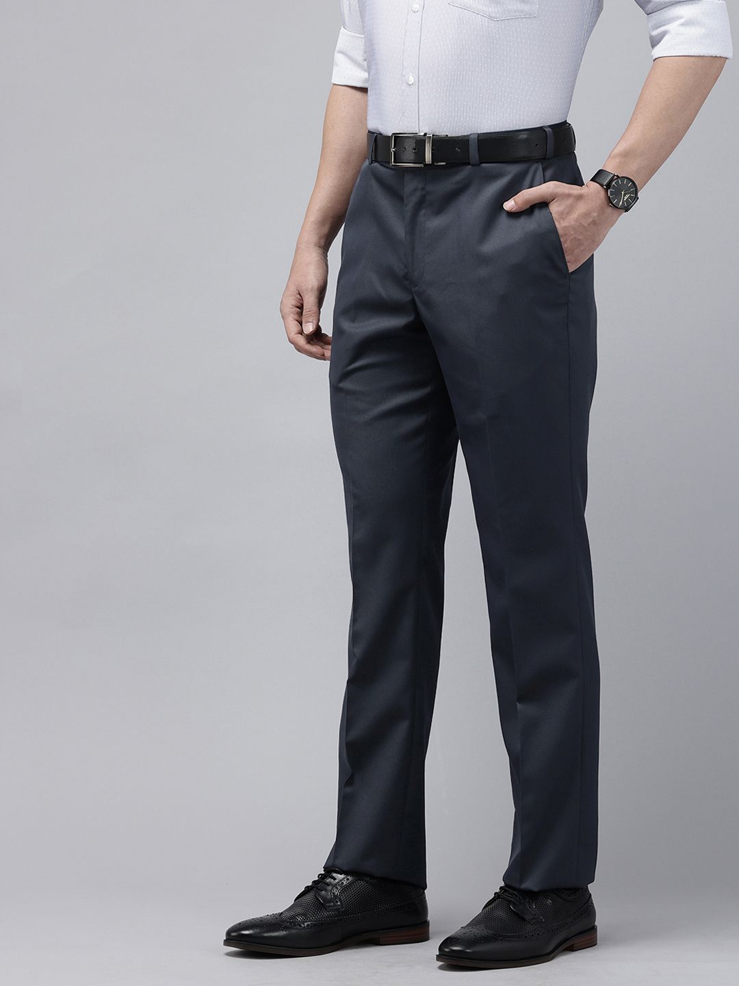 Park Avenue Men Regular Fit Formal Trousers