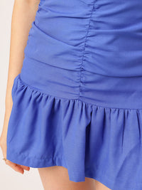 DressBerry Drop-Dead Gorgeous Ruched Mini Dress