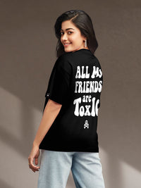 Bewakoof Typography Print Oversized T-shirt