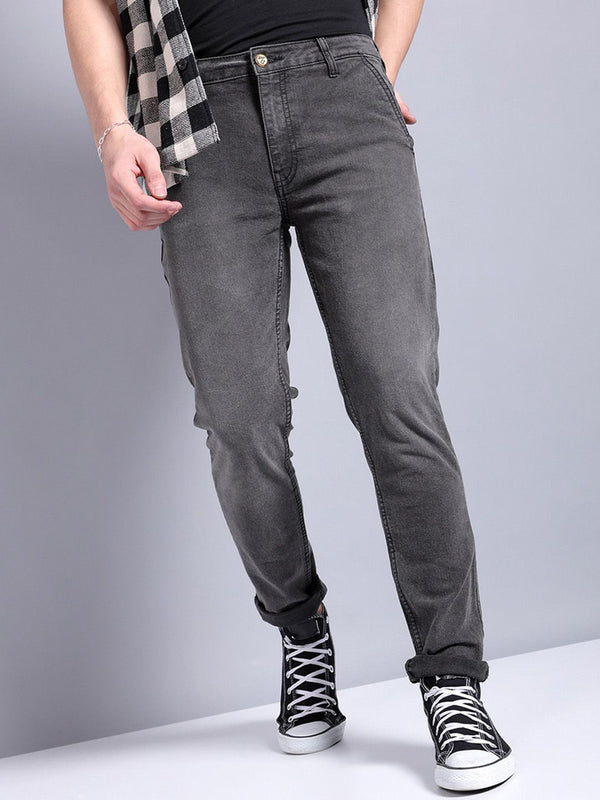 Garage CO Indian Lelaki Slim Fit Clean Look Jeans Regingable