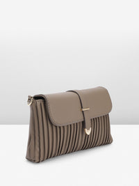 DressBerry Structured Pleated Sling Bag