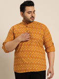 SOJANYA PLUS Geometric Printed Cotton Kurta