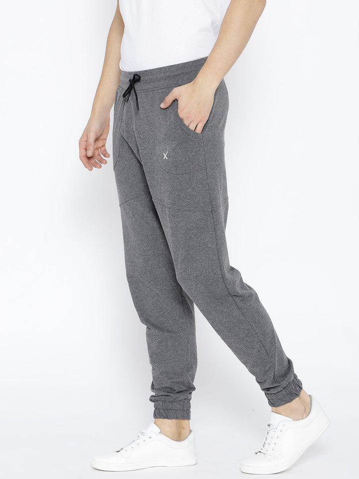 HRX by Hrithik Roshan Men Charcoal Grey Solid Joggers