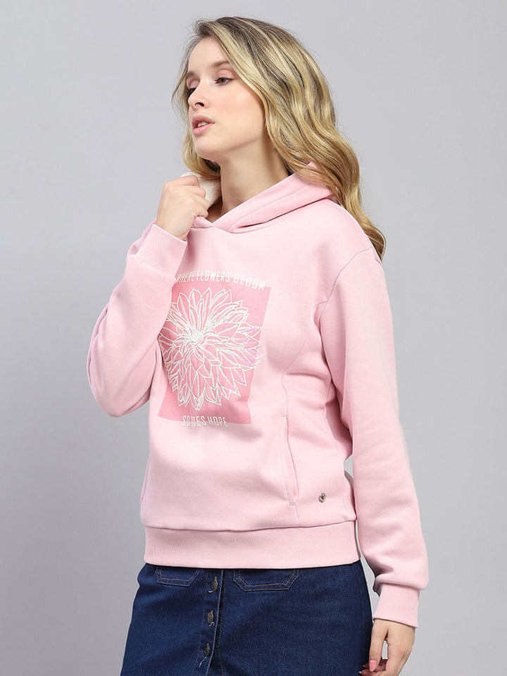 Monte Carlo Women Printed Hooded Sweatshirt