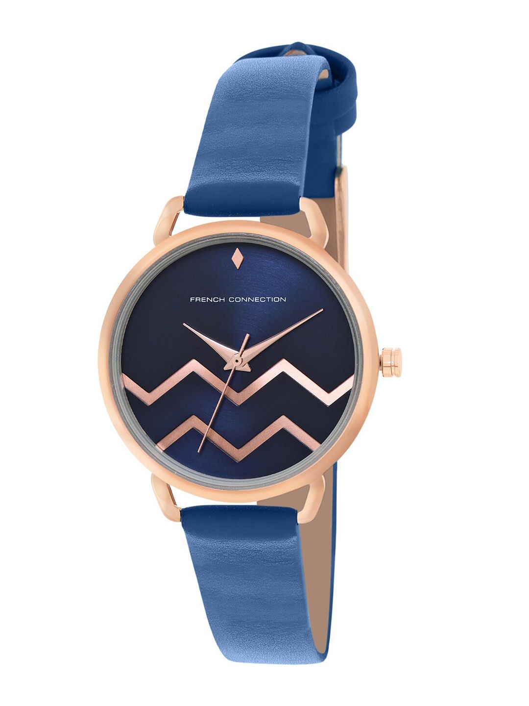 French Connection Women Dial & Leather Straps Analogue Watch FCN00088A