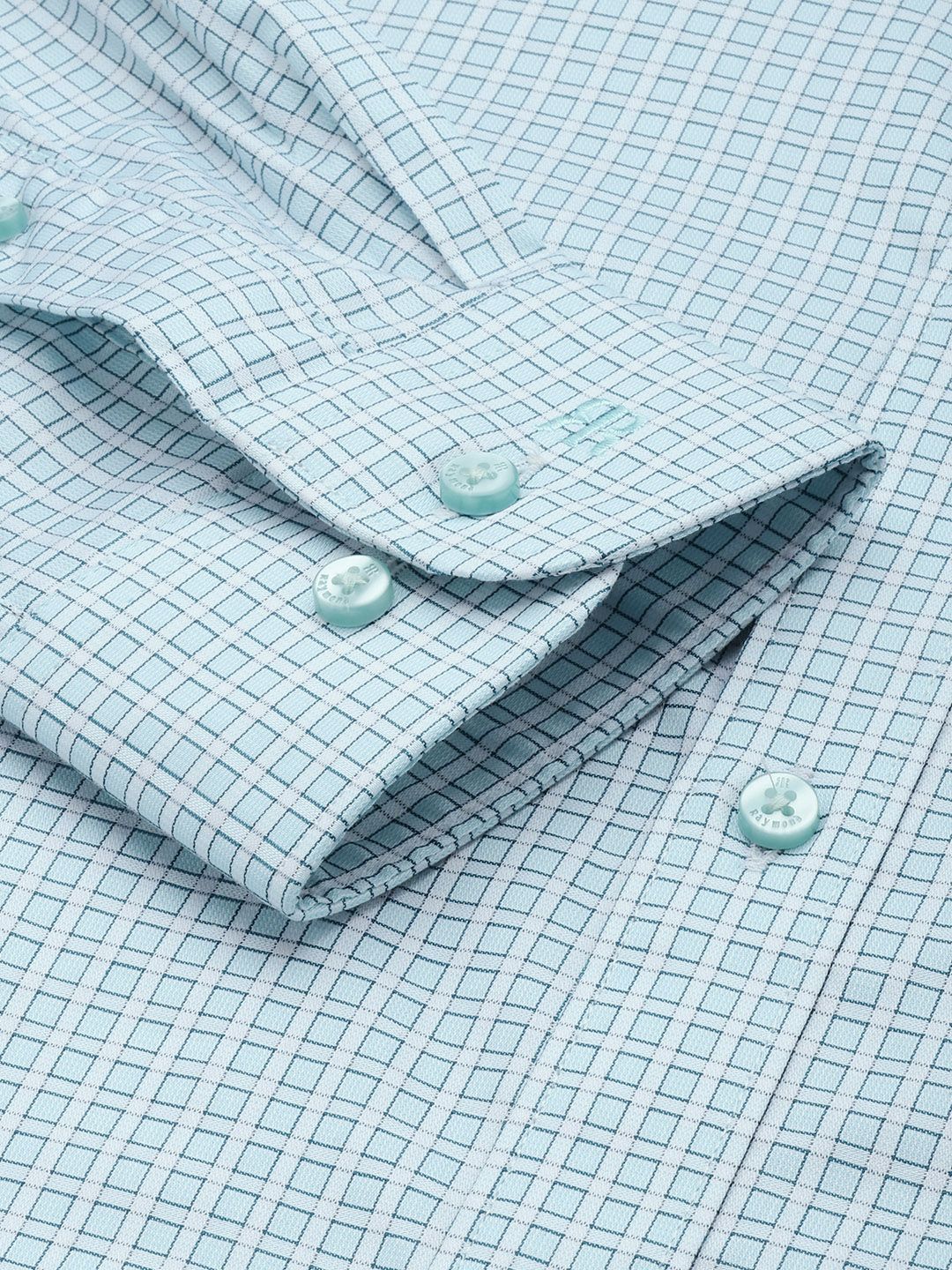 Raymond Slim Fit Checked Pure Cotton Formal Shirt